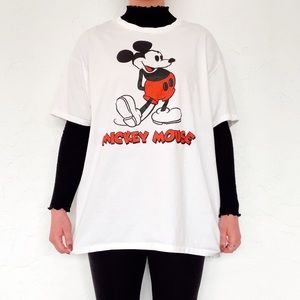 Mickey Mouse Front & Back Graphic T Shirt